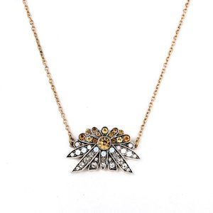 3x Boho Vintage Style Opal CZ Necklaces